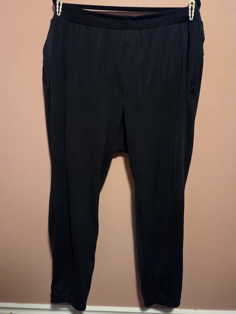 Men's Black Stretch Joggers